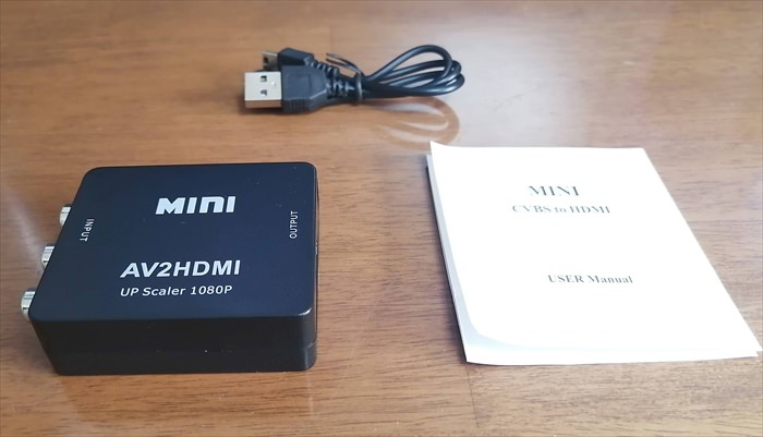 HDMI変換コンバーターの付属品